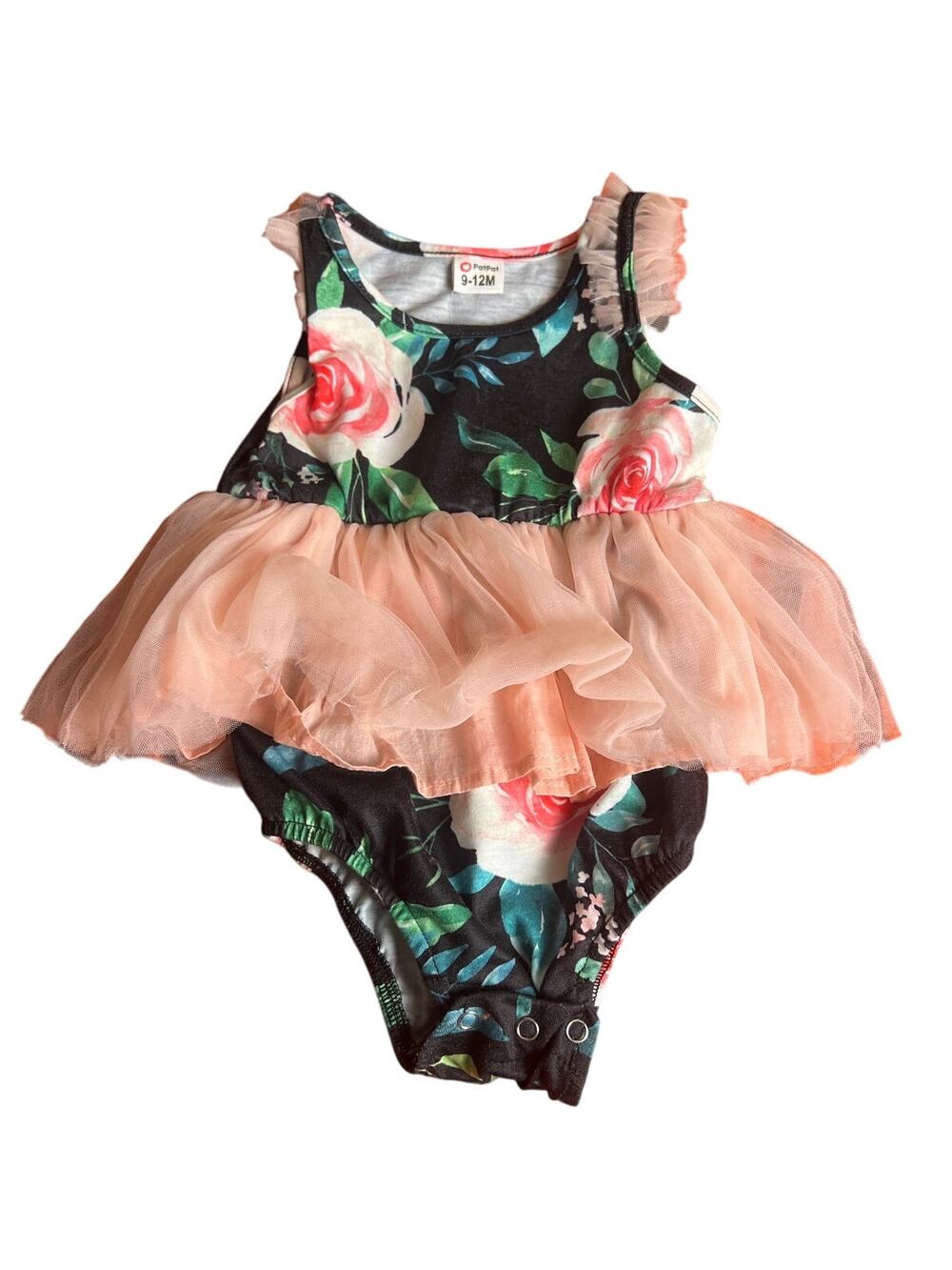Patpat NWT 9-12M Tank Mesh Dresses Floral